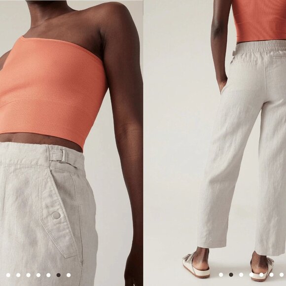 Athleta Pants - ATHLETA Voyager Linen Pant in undyed (sz4)
